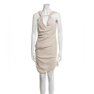 Asymmetrical Knee-length Jacquemus Sheath Dress